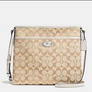 Coach Signature File Messenger Crossbody Bag
